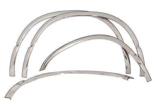 Carrichs Polished Stainless Fender Trim 03-09 Dodge Ram Dually - Click Image to Close